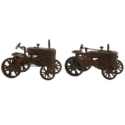 Decoratieve figuren Home ESPRIT Brons Vintage 26 x 14 x 17,5 cm (2 Stuks)
