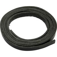 Creativ Company Leerband, b: 10 mm, dikte 3 mm, zwart, 2 m/ 1 doos