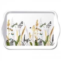 Ambiente tray ornamental flowers 13x21cm