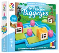 SmartGames Drie Kleine Biggetjes Deluxe leerspel Nederlands, 1 speler, Vanaf 3 jaar, 48 opdrachten - thumbnail