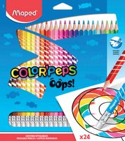 Maped kleurpotlood Color&apos;Peps Oops, 24 potloden in een kartonnen etui - thumbnail