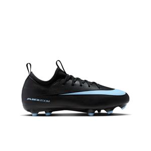 Nike Zoom Mercurial Vapor 16 Academy Gras / Kunstgras Voetbalschoenen (MG) Kids Zwart Lichtblauw