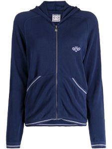 CHANEL Pre-Owned veste Sports Line à capuche (2005) - Bleu