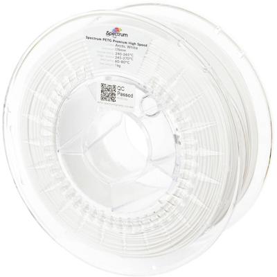 Spectrum Filaments 81538 PETG Premium High Speed Filament PETG Highspeed filament, Chemisch bestendig 1.75 mm 1000 g Arctic White 1 stuk(s)