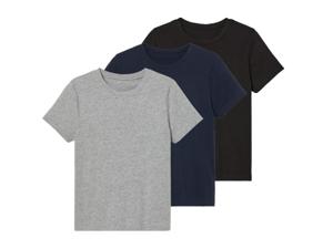 pepperts! 3 kinder t-shirts (134/140, Zwart/grijs/donkerblauw)