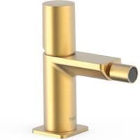 Bidetkraan Tres Loft | Opbouw | Mengkraan | 1-knop | Rond | 24k Goud mat