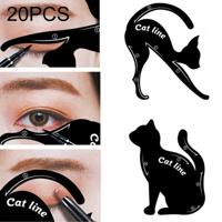 20 stuks / 10 Sets vrouwen Cat lijn oog make-up Tool Model 20 stuks / 10 Sets vrouwen Cat lijn oog make-up Tool Model