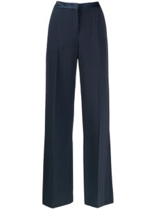 Ermanno Scervino pantalon à taille haute - Bleu