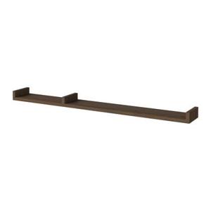 Bolia Display Wandplank B 120 cm - Asymmetrisch Links - Donker Geolied Eiken