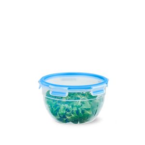 EMSA CLIP & CLOSE N10116 Rond Container 2,6 l Blauw, Transparant 2 stuk(s)