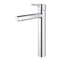 GROHE Concetto waterbesparende wastafelkraan xl-size m. gladde body chroom 23920001 - thumbnail