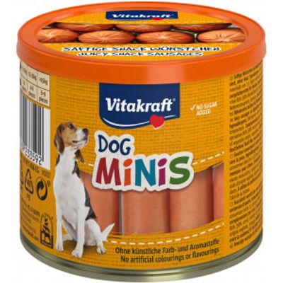 Vitakraft Dog Minis snackworstjes voor de hond (120 g) 6 verpakkingen
