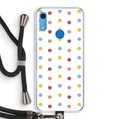 Bollen: Huawei Y6s Transparant Hoesje met koord