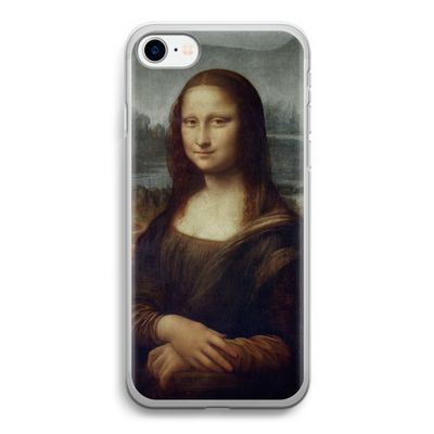Mona Lisa: iPhone SE 2020 Transparant Hoesje