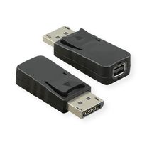 Value 12.99.3160 Adapter [1x DisplayPort stekker - 1x Mini-DisplayPort bus] Zwart