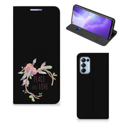 OPPO Find X3 Lite Magnet Case Boho Text