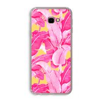 Pink Banana: Samsung Galaxy J4 Plus Transparant Hoesje Pink Banana: Samsung Galaxy J4 Plus Transparant Hoesje