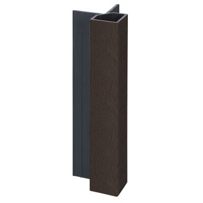 Keralit Uitwendig hoekprofiel Donkerbruin (2828)