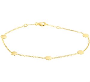 TFT Armband Goud Rondjes 1,3 mm 17 - 19 cm