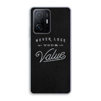 Never lose your value: Xiaomi 11T Transparant Hoesje