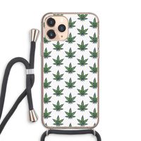 Weed: iPhone 11 Pro Transparant Hoesje met koord