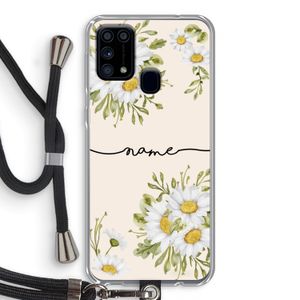 Daisies: Samsung Galaxy M31 Transparant Hoesje met koord