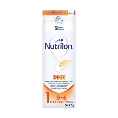 Nutrilon Omneo 1 Melk Zuig.melk Pdr Trialpack5x23g