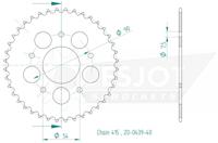 ESJOT Chain wheel 415 40z steel black