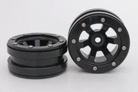 Metsafil Beadlock Wheels PT-Claw Zwart / Zwart 1.9 (2st)