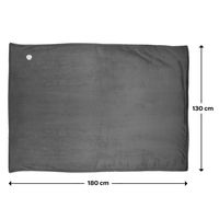 Inventum HB180G elektrische deken/kussen Elektrisch verwarmde doek Grafiet Fleece - thumbnail