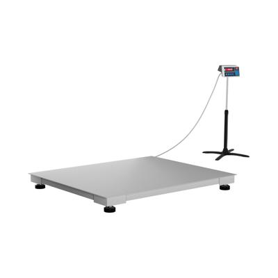 Vloerweegschaal - gekalibreerd - 600 kg / 0,2 kg - 100 x 120 cm - LED