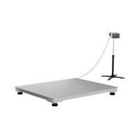 Vloerweegschaal - gekalibreerd - 600 kg / 0,2 kg - 100 x 120 cm - LED Vloerweegschaal - gekalibreerd - 600 kg / 0,2 kg - 100 x 120 cm - LED