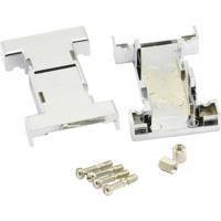 BKL Electronic D-sub adapterbehuizing Aantal polen: 25, 25 Kunststof, gemetalliseerd 180 ° Zilver 1 stuk(s) - thumbnail