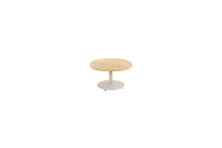 Koffietafel Volta 60 Latte Teak Rond 4SO Tafel Buiten Tuintafel Taupe 4 Seasons Outdoor