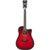 D&apos;Angelico DAPLSD512BCBCP Premier Bowery 12 LS Black Cherry Burst 12-snarige elektrisch-akoestische westerngitaar