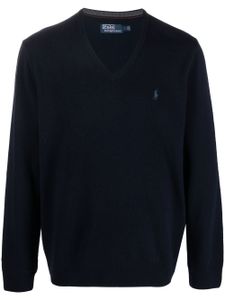 Polo Ralph Lauren pull à logo brodé - Bleu