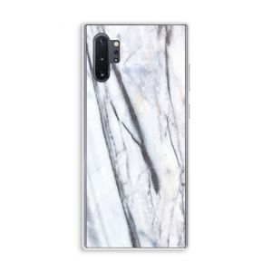 Gestreepte marmer: Samsung Galaxy Note 10 Plus Transparant Hoesje