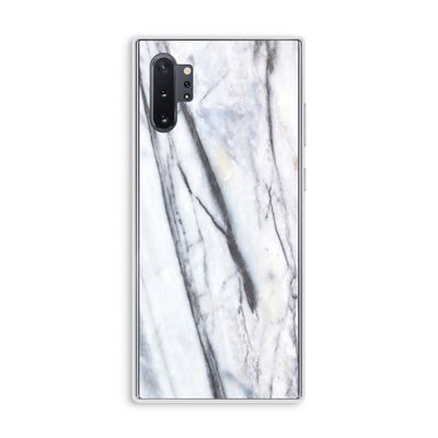 Gestreepte marmer: Samsung Galaxy Note 10 Plus Transparant Hoesje