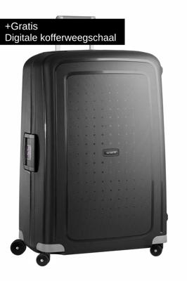 Samsonite S&apos;cure Spinner 75cm Black