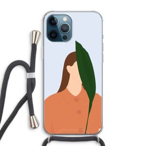 Leaf: iPhone 12 Pro Max Transparant Hoesje met koord
