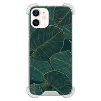 iPhone 12 mini shockproof hoesje - Monstera leaves