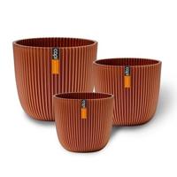 Capi Europe Set Pot bol Groove &apos;made with&apos; - Set S - Metallic koper