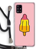 Raketijsje: Samsung Galaxy A51 5G Transparant Hoesje met koord