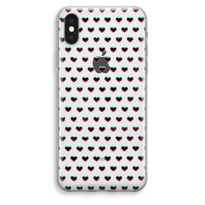 Hartjes: iPhone XS Max Transparant Hoesje