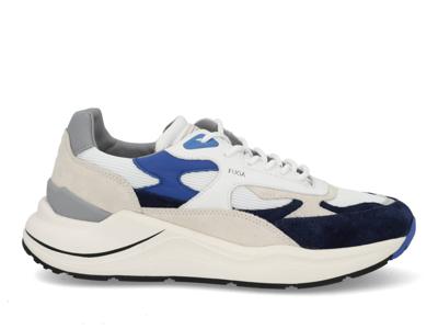 D.A.T.E. Fuga white bluette multi blauw maat 41