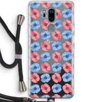 Klaproosjes: LG G7 Thinq Transparant Hoesje met koord Klaproosjes: LG G7 Thinq Transparant Hoesje met koord