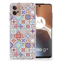 Motorola Moto G32 TPU Siliconen Hoesje Tiles Color - thumbnail