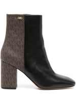 Michael Kors bottines Perla 85 mm à motif monogrammé - Noir