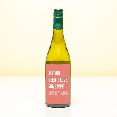 Wijnfles All you need is love - Wit (Sauvignon Blanc)