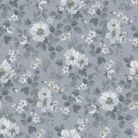 Dutch Wallcoverings Ortagard - Johanna Light Blue - Blauw